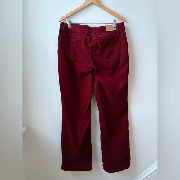 NWT L.L. Bean Favourite Fit Corduroy Pants - Picture 11 of 13